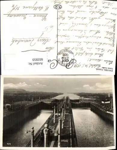 603959,Panama Canal Gatun Locks Schleuse Kanal