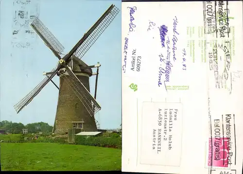 609273,Warmond Holland Boterbuismolen Windmühle Netherlands