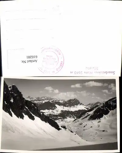 610281,Foto Ak Partenen Gaschurn Saarbrückner Hütte Silvretta