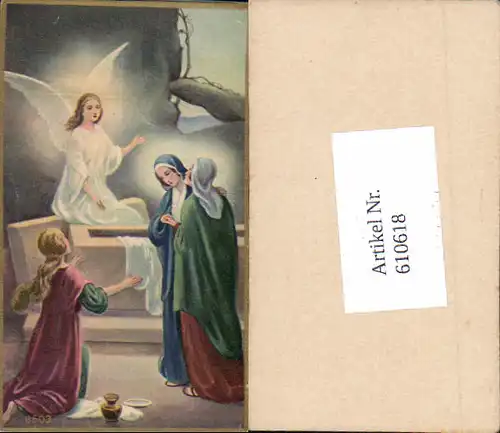 610618,Andachtsbild Heiligenbildchen Engel Auferstehung