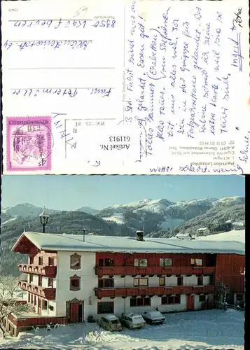 611913,Oberau Wildschönau Pension Lenzenhof Winteransicht