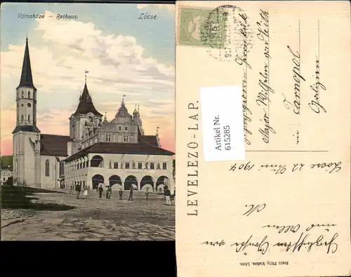 615285,Locse Levoca Spis Varoshaza Rathaus Slovakia