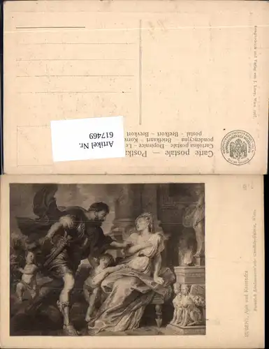 617469,Künstler Ak Peter Paul Rubens Ajax u. Kassandra pub J. Löwy 188