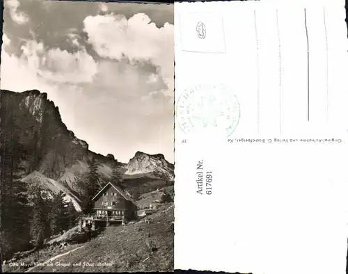 617691,Foto Ak Musau Otto-Mayr-Hütte m. Gimpel u. Schartschrofen