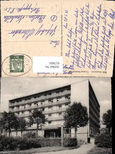 617860,Bad Nauheim Taunus Sanatorium Bahnpost 