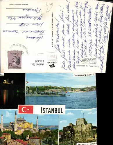 618379,Mehrbild Ak Istanbul Süleymaniye Anadolu Hisari Ayasofya Turkey