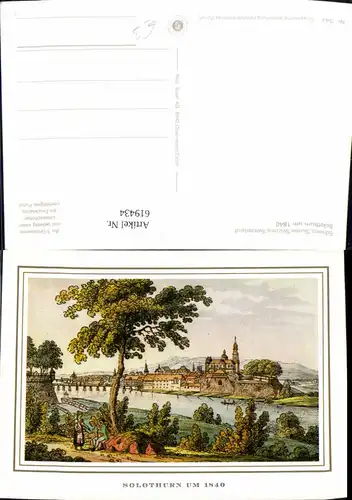 619434,Künstler Ak Solothurn um 1840