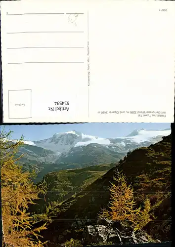 624594,Herbst im Tuxer Tal m. Gefrorene Wand Olperer b. Hintertux Tux