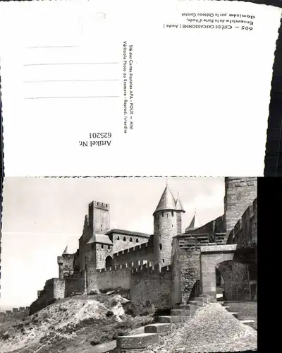 625201,Foto Ak Cite de Carcassonne Aude Chateau Comtal Burg France