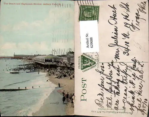 629688,The Beach and Esplanade Review Asbury Park New Jersey