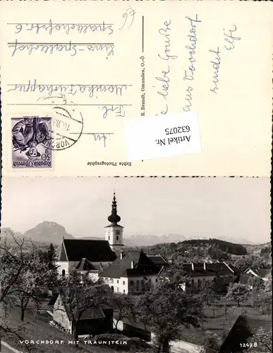 632075,Vorchdorf m. Traunstein Teilansicht 