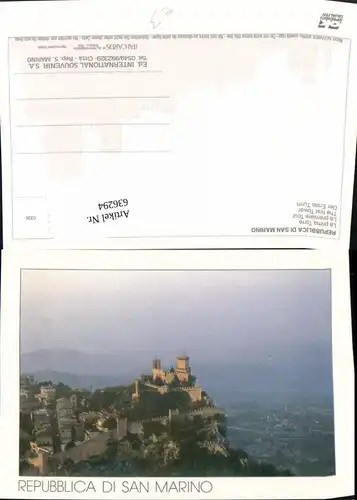 636294,Repubblica di San Marino La prima Torre Der erste Turm
