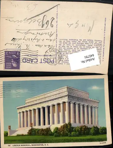 645791,Washington D. C. Lincoln Memorial