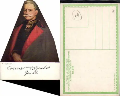 Kriegsfürsorge 340 Conrad Hötzendorf H. Torggler sign. 61853