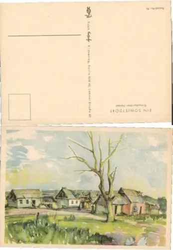 63378,Wehrmacht Russland Sowjetdorf Kriegsberichter Hensel 92
