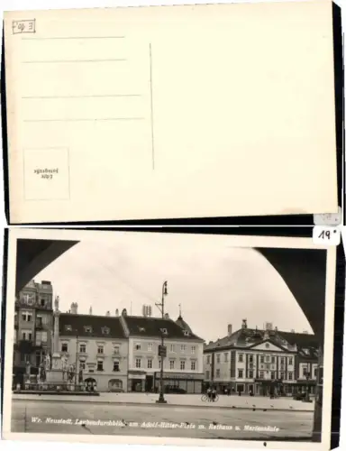 64667,Wr Neustadt Adolf Hitler Platz Rathaus 1940