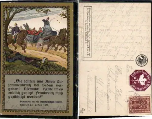 68205,Patriotik Bismarck im Wagen Preussen