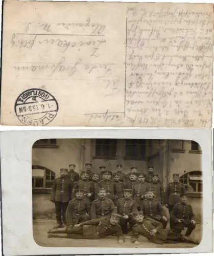 68212,Soldaten d. Deutschen Heeres in Plauen Vogtland Uniform