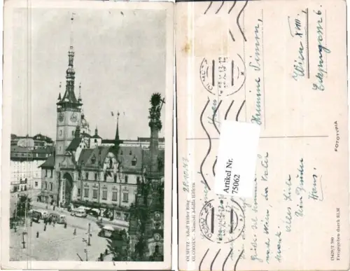 75062,Olmütz Olomouc Adolf Hitler Ring 1943