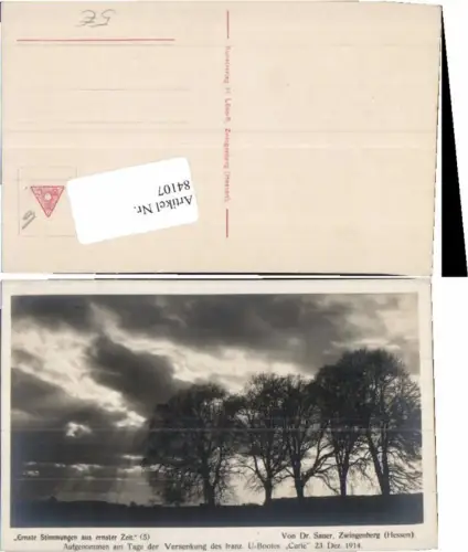 84107,Ernste Stimmungen aus ernster Zeit 5 Zwingenberg Dr Sauer