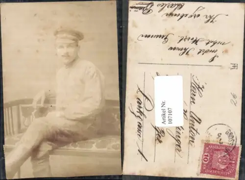 107107,K.K. Soldat Kappe Uniform