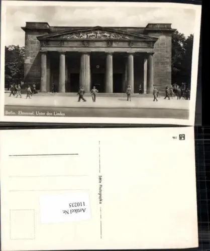 110235,Berlin Ehrenmal Mitte Unter den Linden Leute 1930