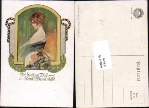 118456,Dt Schulverein 1198 W.H. Braun Liebespaar Paar