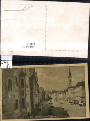 124613,Steyr Adolf Hitlerplatz Stadtplatz
