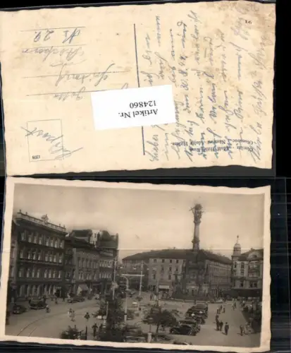 124860,Olmütz Olomouc Hauptplatz Feldpost