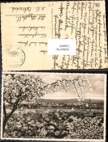 126929,Werder a.d. Havel Baumblüte Inselstadt Panorama