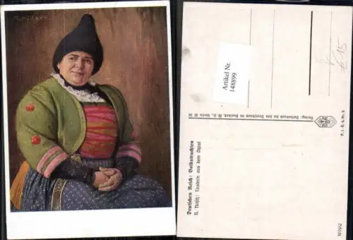 148899,VDA P1R4Nr5 Volkstrachten R. Nitsch Tirolerin aus dem Ötztal Ötz