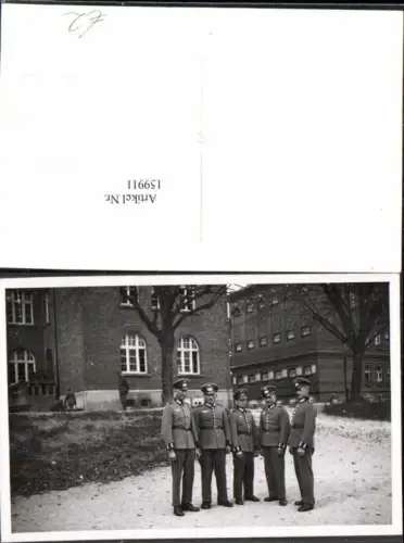 159911,WW2 tolle Foto-AK Wehrmacht Soldaten Uniform Kappe Offiziere