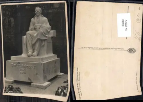 160960,Prog. Gösser Graz Rosegger Denkmal Graz VDA Verlag