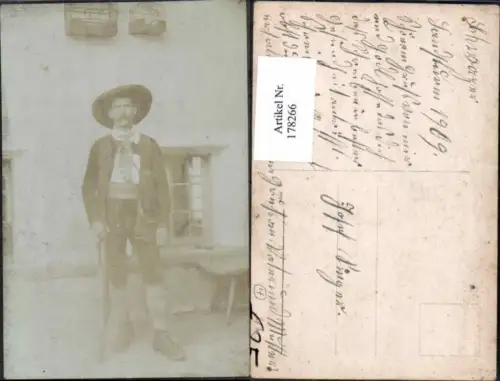 178266,Seltene FotoAK Schwazer Landsturm 1909 Soldat Schwaz Tirol