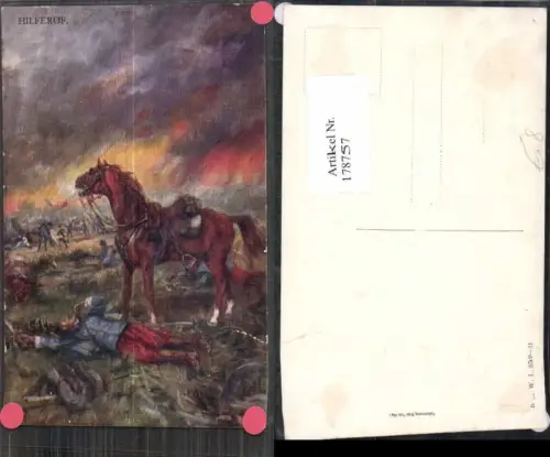 178757,Künstler AK Alice Gassner Pferd verletzter Soldat Schlacht Patriotik