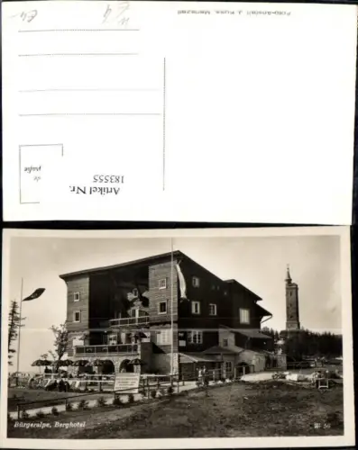 183555,Mariazell Berghotel Bürgeralpl Aussichtswarte Turm