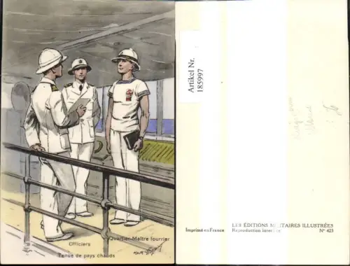 185997,Künstler Ak WW1 Kriegsmarine Marine Officiers Quartier Maitre fourrier Schiff Innen