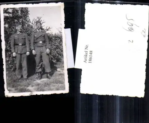186148,Foto WW2 Soldaten Uniform Garten Gürtel