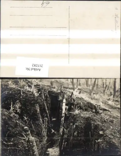 215282,K.k. Schützengraben Stellung