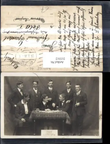 215312,K.k. Soldaten Männer Anzug Hoch Landsturm