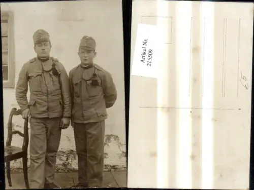 215509,Foto Ak K.k. Soldaten Uniform Ordensspange