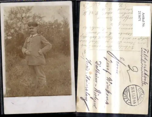 215671,Foto Ak K.k. Soldat Uniform Cöln Köln Deutz