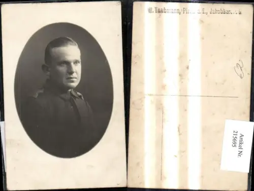 215695,Foto Ak K.k. Soldat Uniform Portrait Passepartout