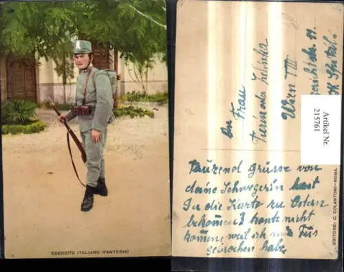 215761,K.k. Soldat Esercito Italiano Fanteria Gewehr