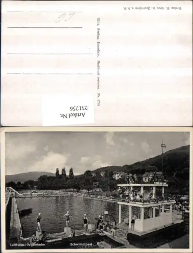 231756,Seeheim-Jugenheim Freibad Schwimmbad Sprungturm