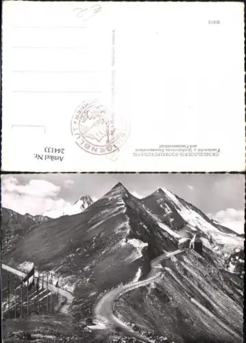 244133,Großglockner-Hochalpenstraße Fuschertörl geg. Großglockner Sonnenwelleck u. Fuscherkarkopf