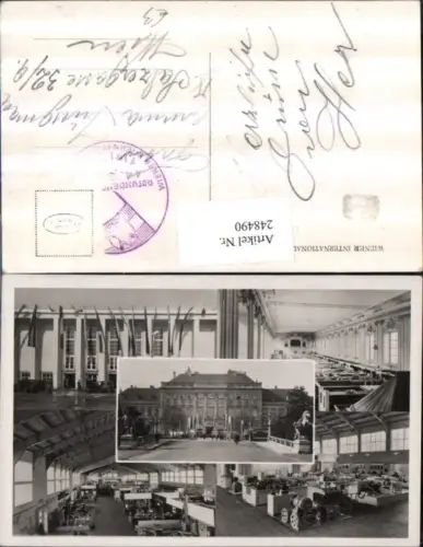 248490,Wien Leopoldstadt Internationale Messe Gebäude Halle Maschinen Mehrbildkarte