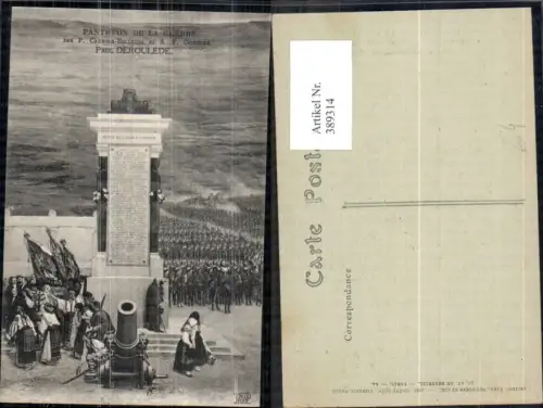 389314,WW1 A. F. Gorguet Pantheon de la Guerre Paul Deroulede Kanone