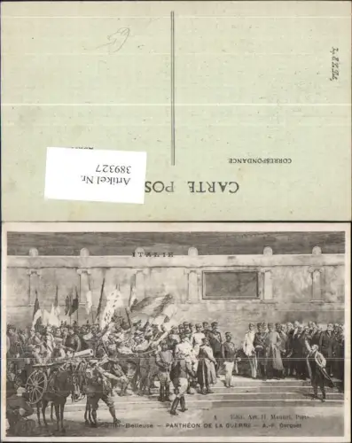 389327,WW1 A. F. Gorguet Pantheon de la Guerre Italie