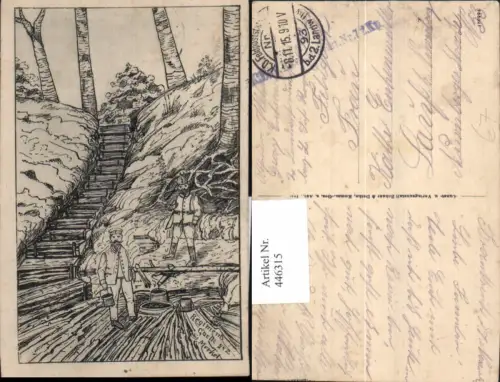 446315,Künstler Ak St. Merkel WW1 Regimentsquelle Soldaten Soldatenleben